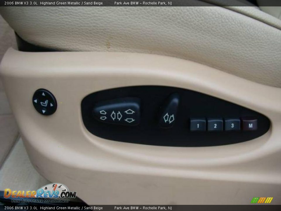 2006 BMW X3 3.0i Highland Green Metallic / Sand Beige Photo #11