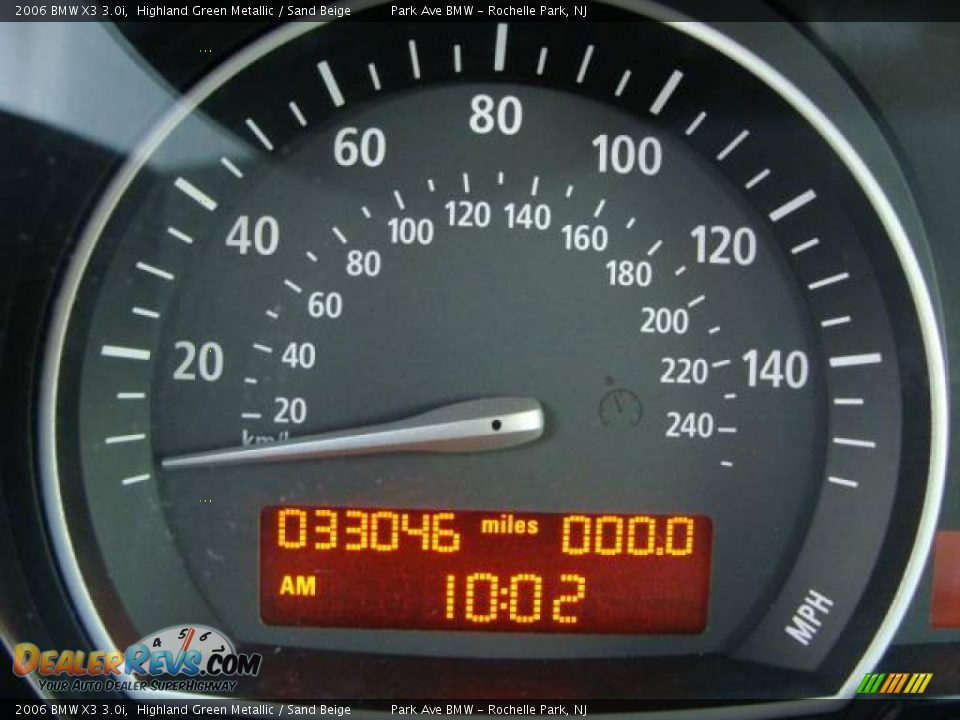 2006 BMW X3 3.0i Highland Green Metallic / Sand Beige Photo #15