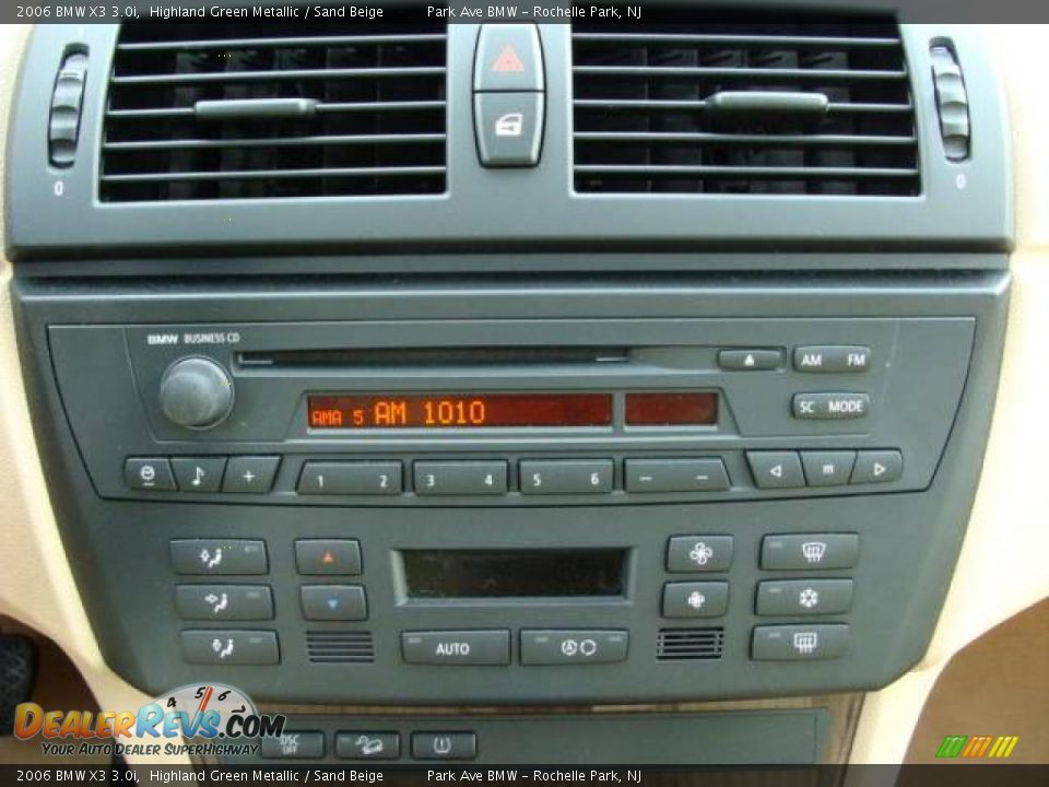 2006 BMW X3 3.0i Highland Green Metallic / Sand Beige Photo #16