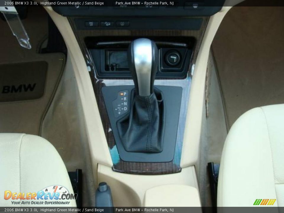 2006 BMW X3 3.0i Highland Green Metallic / Sand Beige Photo #17