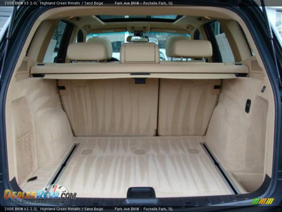 2006 BMW X3 3.0i Highland Green Metallic / Sand Beige Photo #19