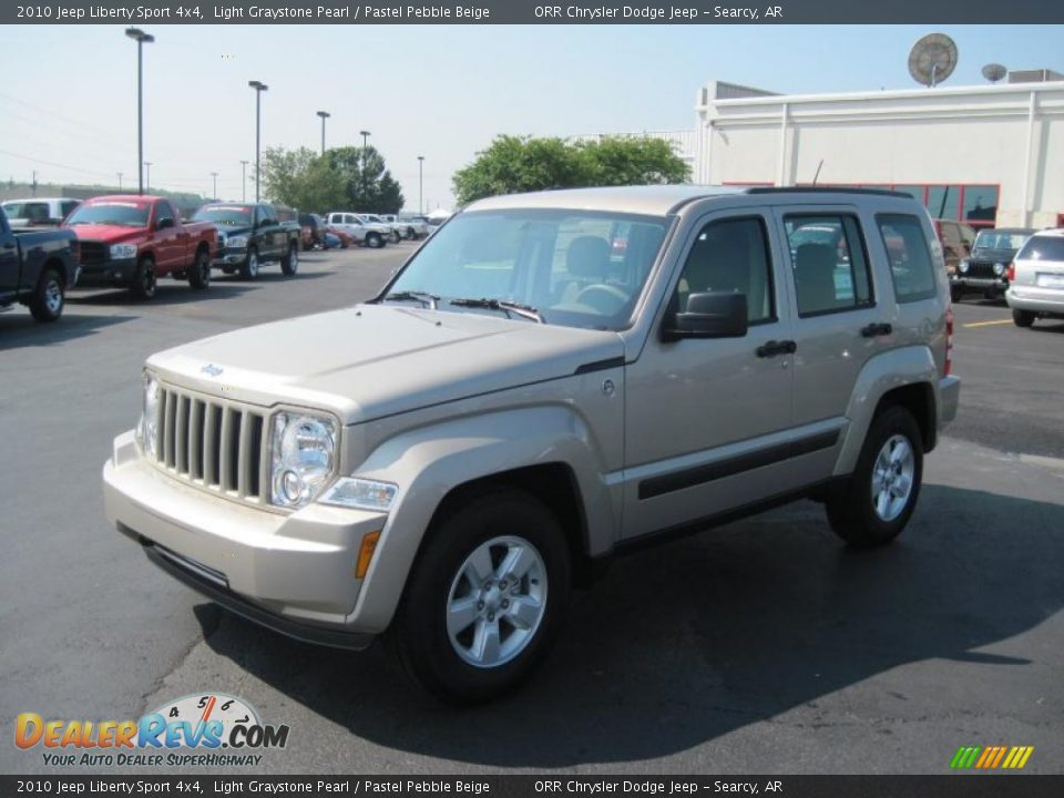 2010 Jeep Liberty Sport 4x4 Light Graystone Pearl / Pastel Pebble Beige Photo #1