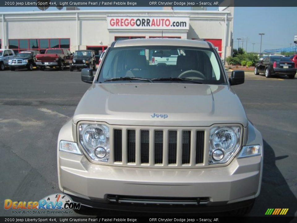 2010 Jeep Liberty Sport 4x4 Light Graystone Pearl / Pastel Pebble Beige Photo #2