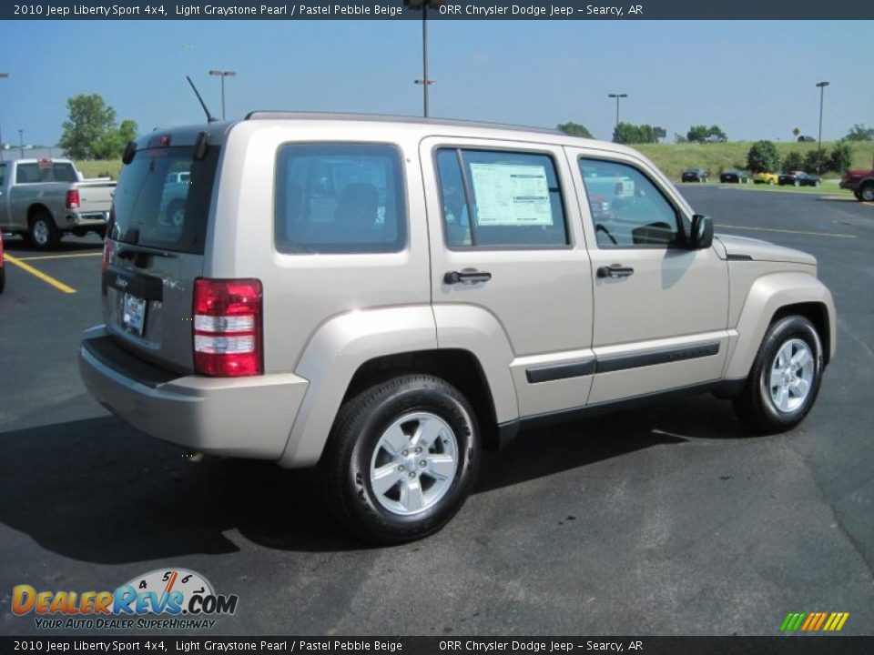 2010 Jeep Liberty Sport 4x4 Light Graystone Pearl / Pastel Pebble Beige Photo #4