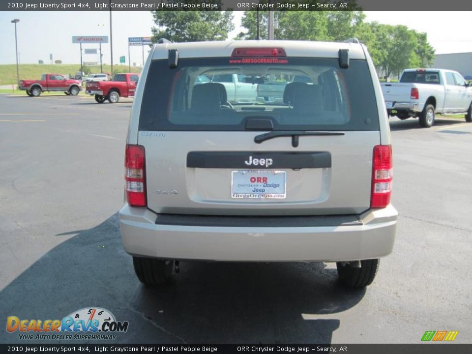 2010 Jeep Liberty Sport 4x4 Light Graystone Pearl / Pastel Pebble Beige Photo #5