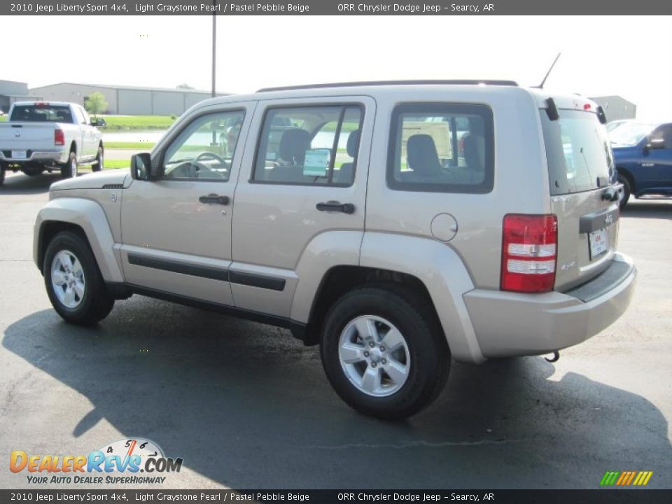 2010 Jeep Liberty Sport 4x4 Light Graystone Pearl / Pastel Pebble Beige Photo #7