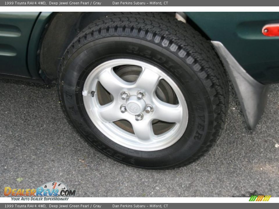 1999 Toyota RAV4 4WD Deep Jewel Green Pearl / Gray Photo #20