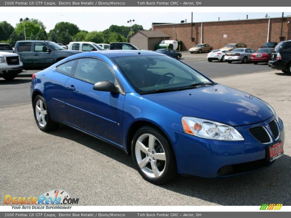 2006 Pontiac G6 GTP Coupe Electric Blue Metallic / Ebony/Morocco Photo #1