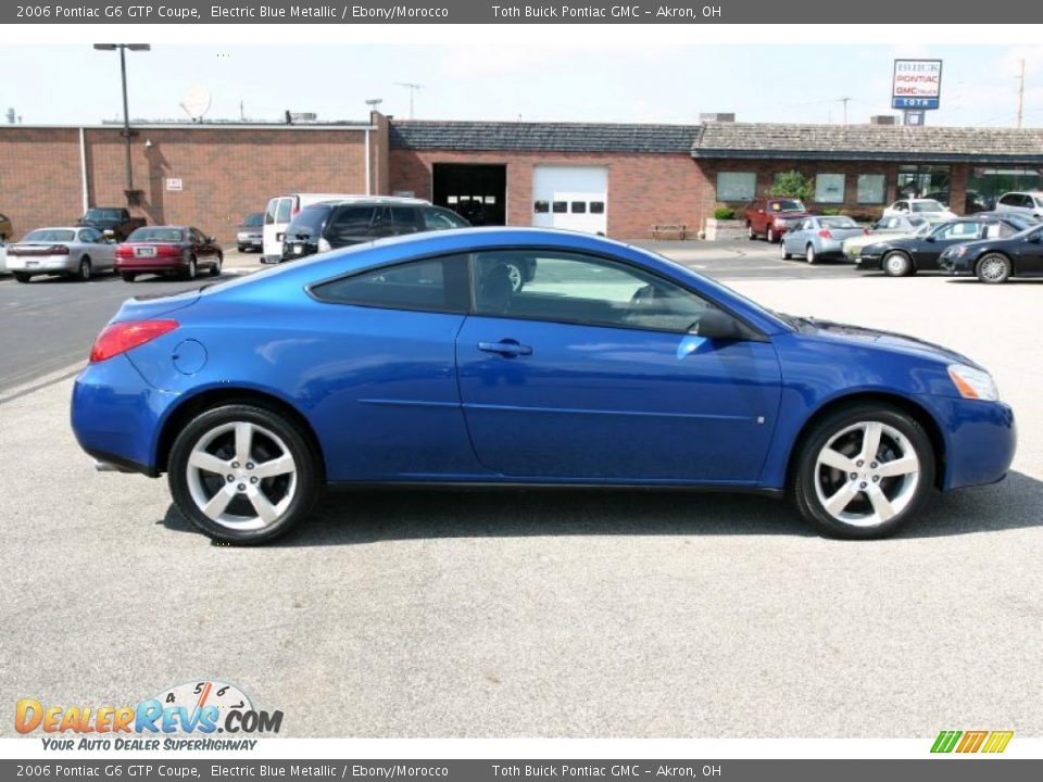 2006 Pontiac G6 GTP Coupe Electric Blue Metallic / Ebony/Morocco Photo #2