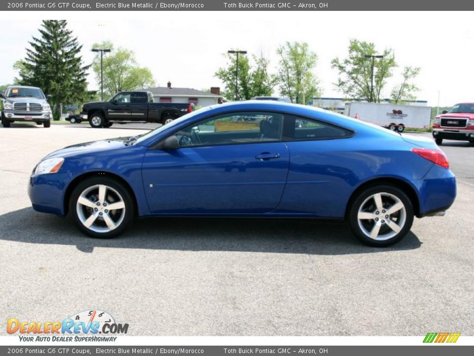 2006 Pontiac G6 GTP Coupe Electric Blue Metallic / Ebony/Morocco Photo #5