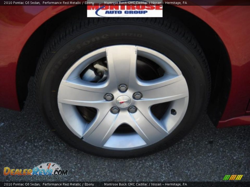 2010 Pontiac G6 Sedan Performance Red Metallic / Ebony Photo #16