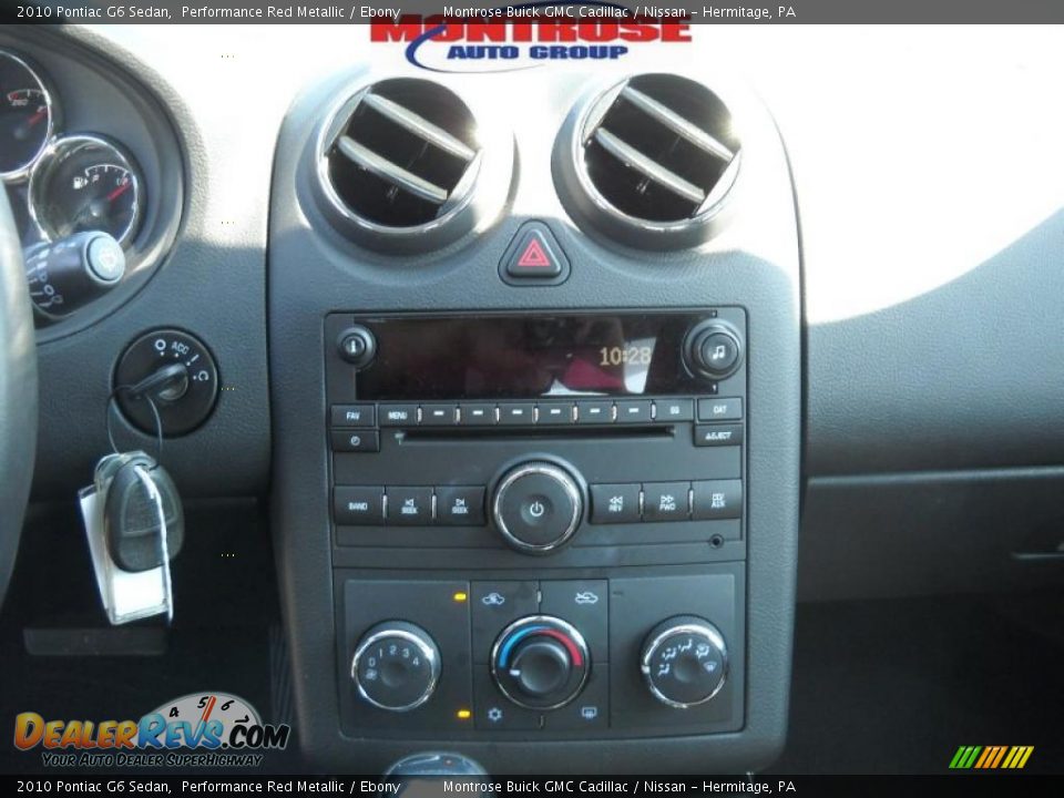 2010 Pontiac G6 Sedan Performance Red Metallic / Ebony Photo #25