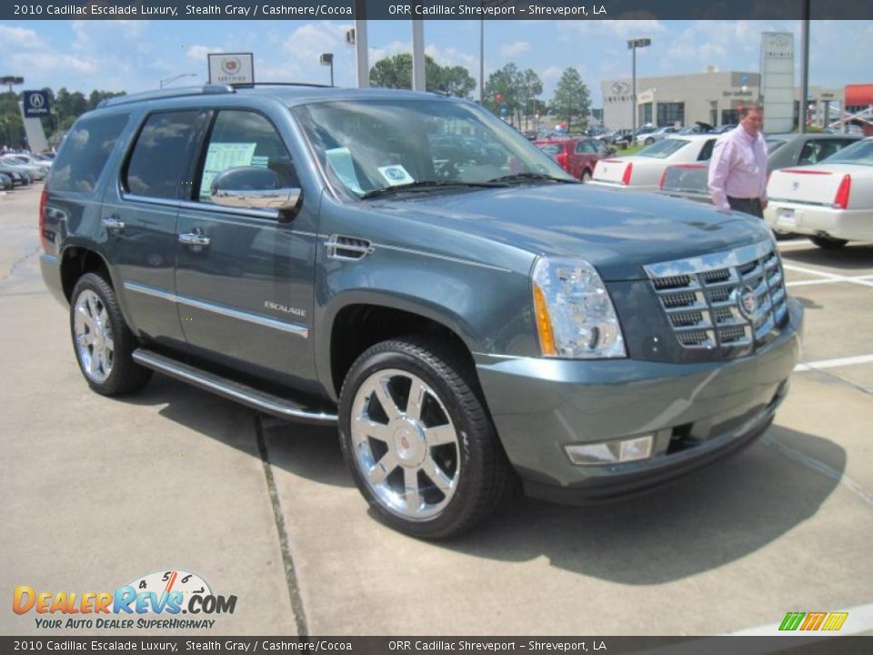 2010 Cadillac Escalade Luxury Stealth Gray / Cashmere/Cocoa Photo 2