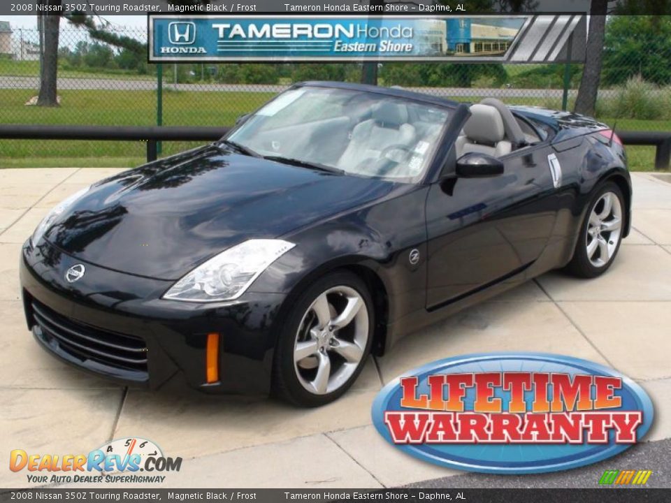 2008 Nissan 350Z Touring Roadster Magnetic Black / Frost Photo #1