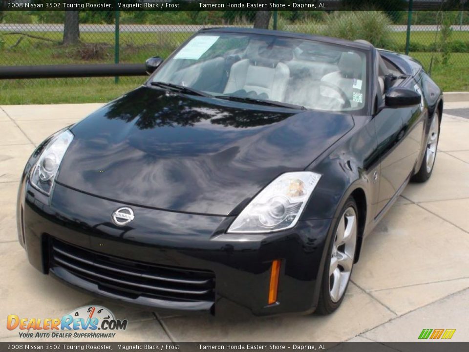 2008 Nissan 350Z Touring Roadster Magnetic Black / Frost Photo #14