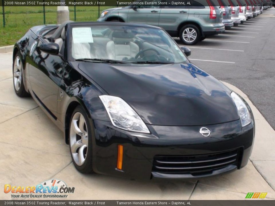2008 Nissan 350Z Touring Roadster Magnetic Black / Frost Photo #15