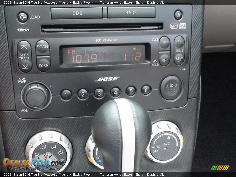 2008 Nissan 350Z Touring Roadster Magnetic Black / Frost Photo #24