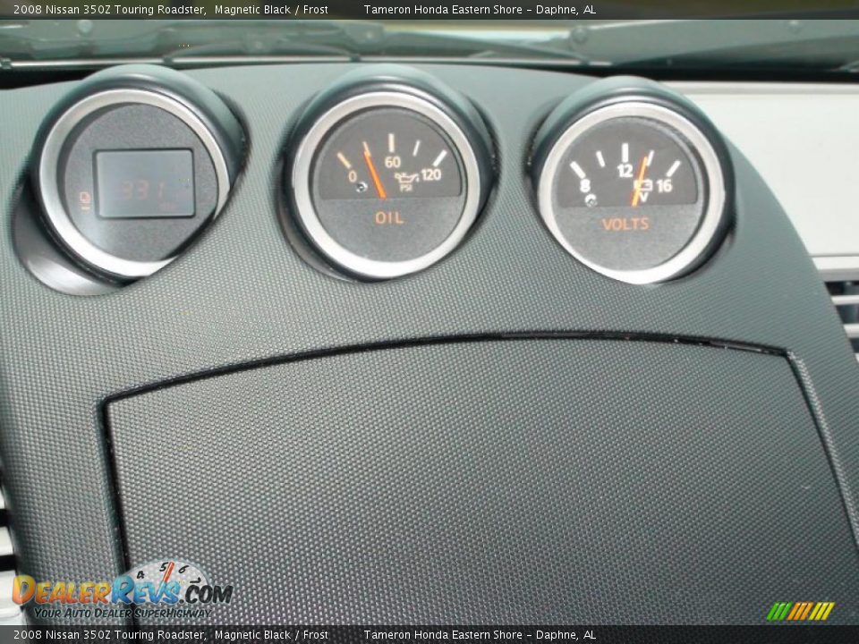 2008 Nissan 350Z Touring Roadster Magnetic Black / Frost Photo #26