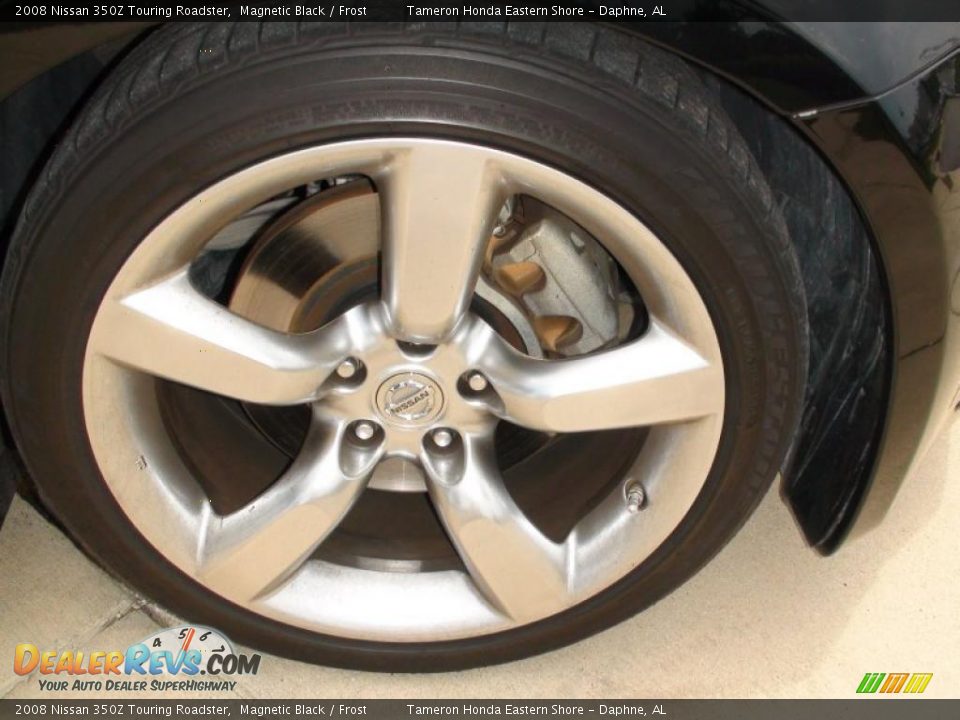 2008 Nissan 350Z Touring Roadster Magnetic Black / Frost Photo #32
