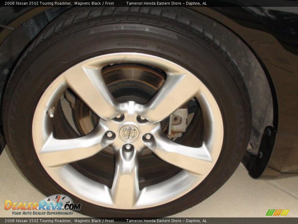 2008 Nissan 350Z Touring Roadster Magnetic Black / Frost Photo #33