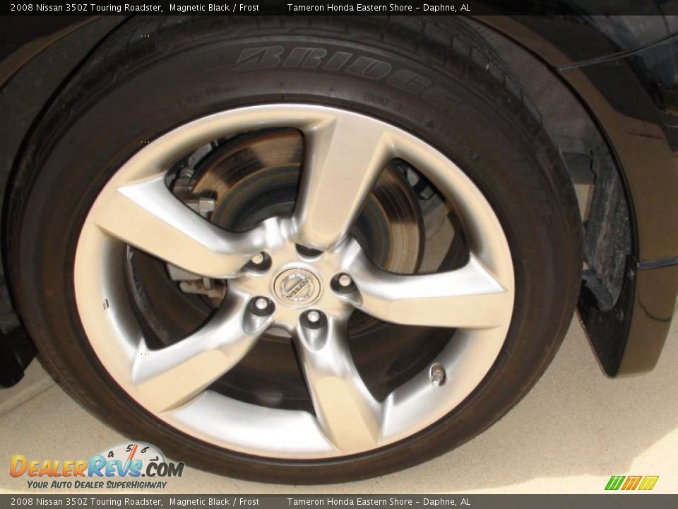 2008 Nissan 350Z Touring Roadster Magnetic Black / Frost Photo #34