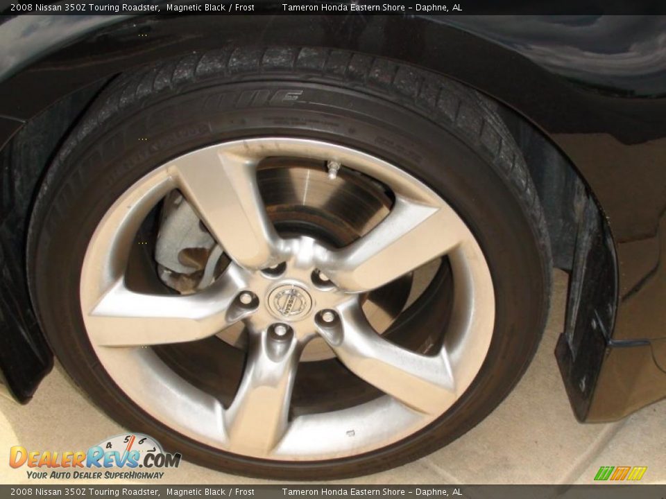 2008 Nissan 350Z Touring Roadster Magnetic Black / Frost Photo #35