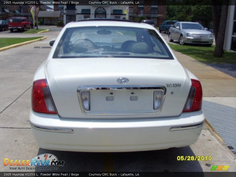 2005 Hyundai XG350 L Powder White Pearl / Beige Photo #2