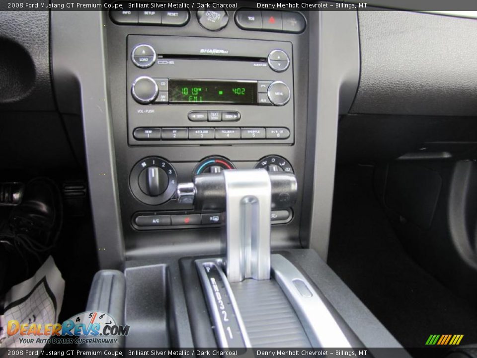 2008 Ford Mustang GT Premium Coupe Brilliant Silver Metallic / Dark Charcoal Photo #7