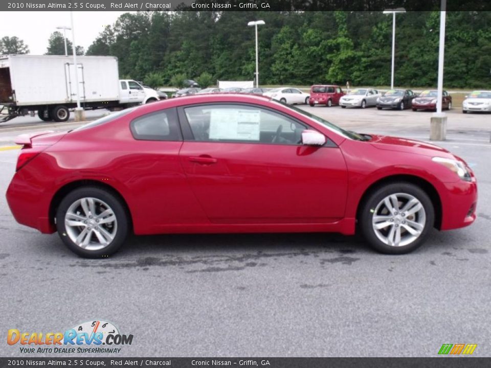 Red nissan altima coupe 2010 #5