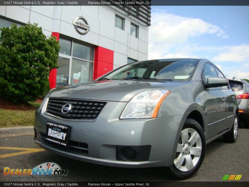 2007 Nissan Sentra 2.0 Magnetic Gray / Saddle Photo #1