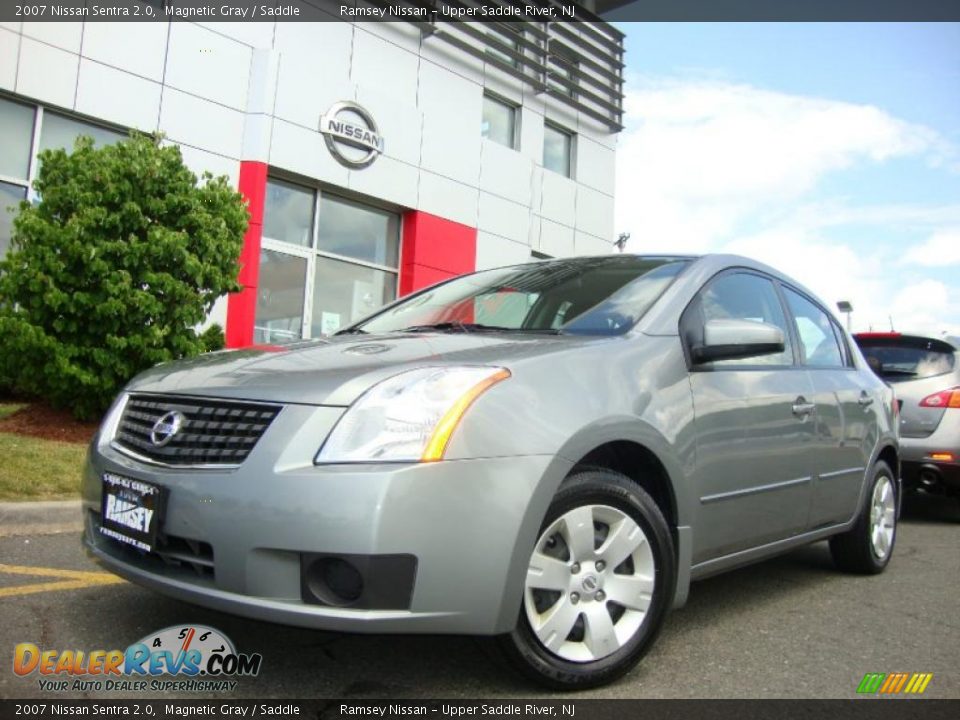 2007 Nissan Sentra 2.0 Magnetic Gray / Saddle Photo #4