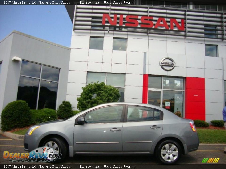 2007 Nissan Sentra 2.0 Magnetic Gray / Saddle Photo #5
