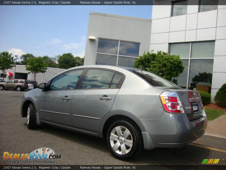 2007 Nissan Sentra 2.0 Magnetic Gray / Saddle Photo #6
