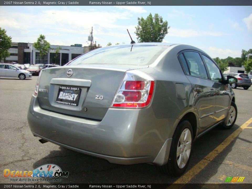 2007 Nissan Sentra 2.0 Magnetic Gray / Saddle Photo #9