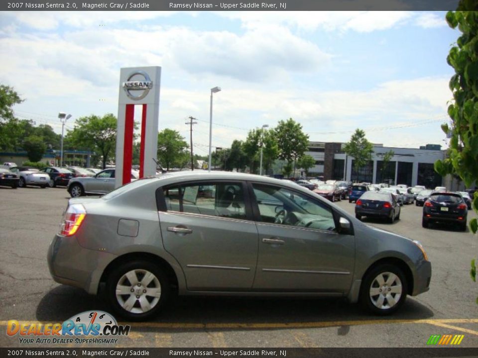 2007 Nissan Sentra 2.0 Magnetic Gray / Saddle Photo #11