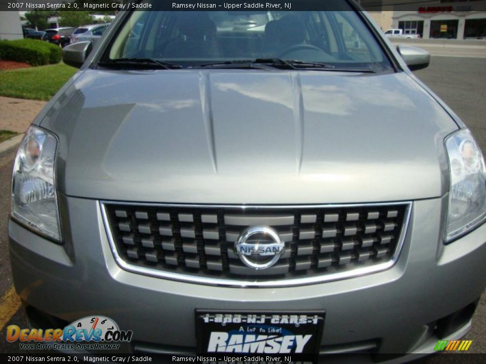 2007 Nissan Sentra 2.0 Magnetic Gray / Saddle Photo #14