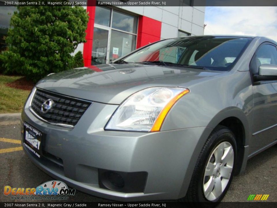 2007 Nissan Sentra 2.0 Magnetic Gray / Saddle Photo #15