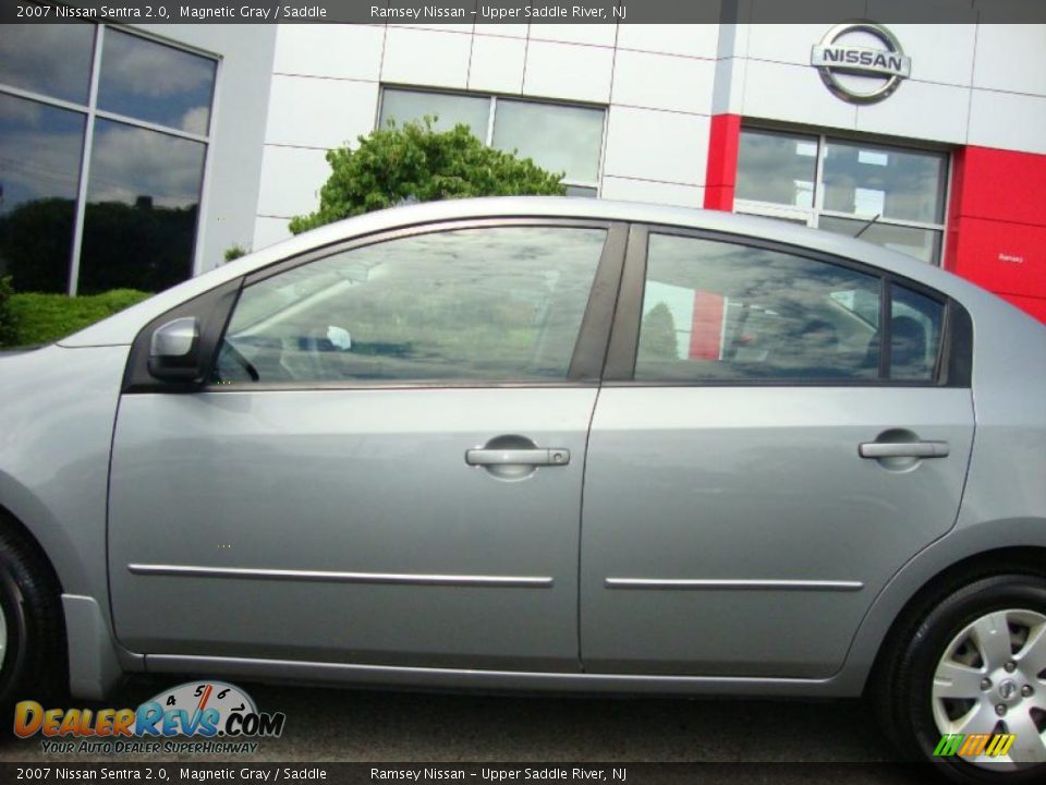 2007 Nissan Sentra 2.0 Magnetic Gray / Saddle Photo #16