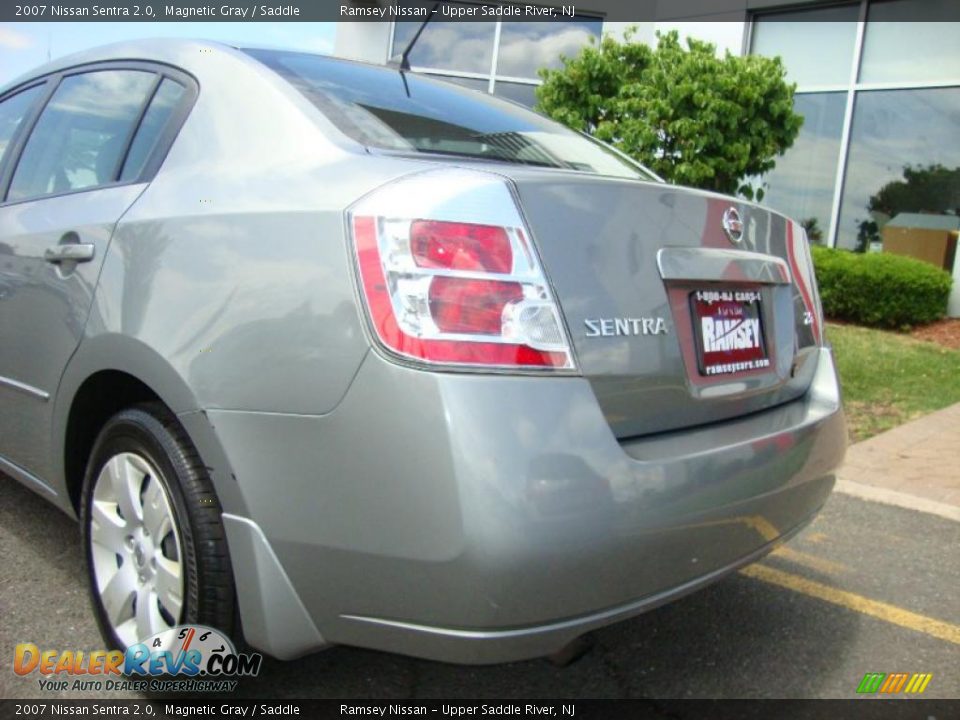 2007 Nissan Sentra 2.0 Magnetic Gray / Saddle Photo #17
