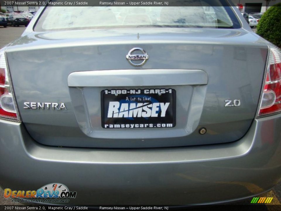 2007 Nissan Sentra 2.0 Magnetic Gray / Saddle Photo #18