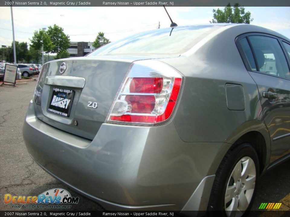2007 Nissan Sentra 2.0 Magnetic Gray / Saddle Photo #19