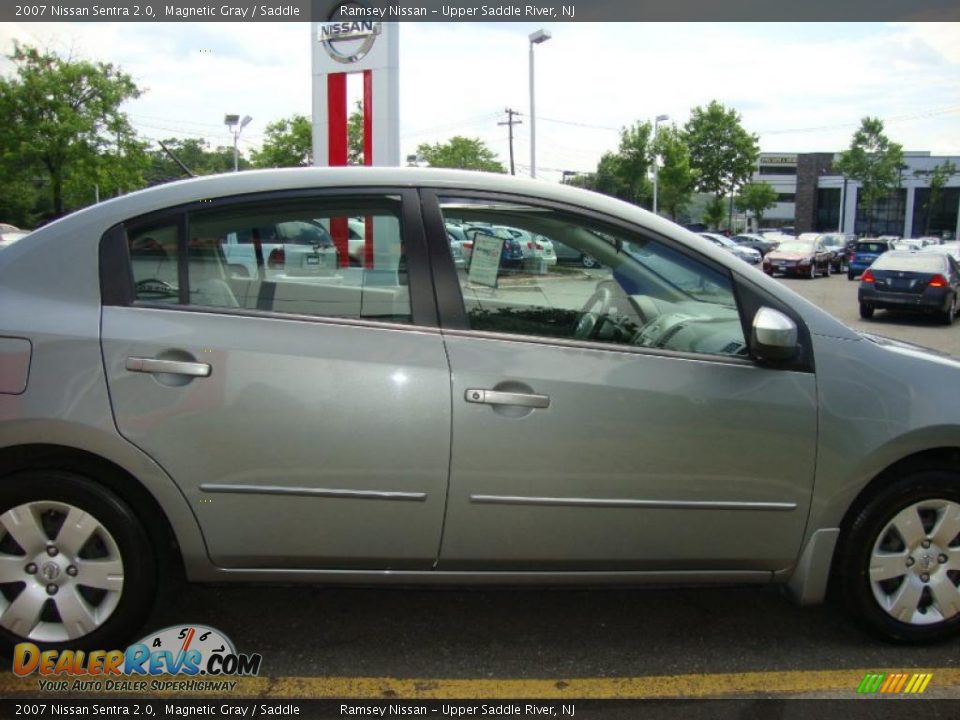 2007 Nissan Sentra 2.0 Magnetic Gray / Saddle Photo #20