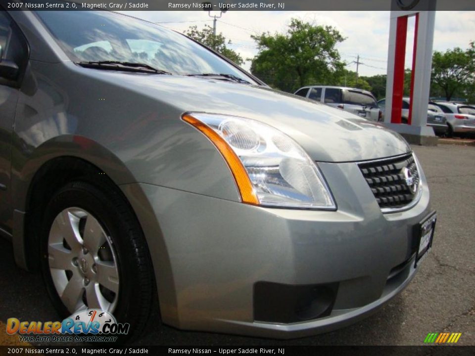 2007 Nissan Sentra 2.0 Magnetic Gray / Saddle Photo #21