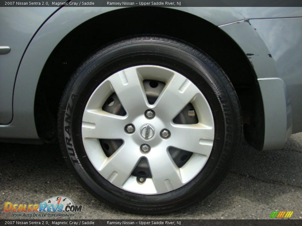 2007 Nissan Sentra 2.0 Magnetic Gray / Saddle Photo #23