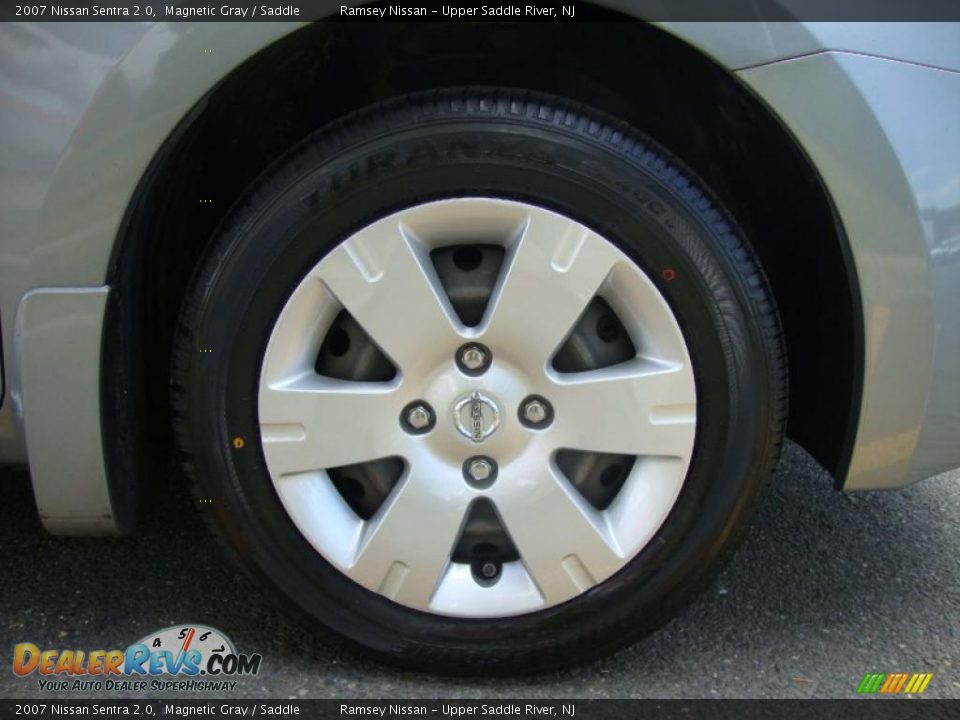 2007 Nissan Sentra 2.0 Magnetic Gray / Saddle Photo #25