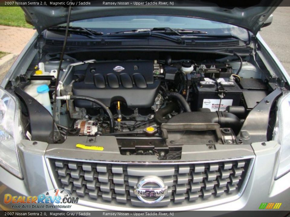 2007 Nissan Sentra 2.0 Magnetic Gray / Saddle Photo #26