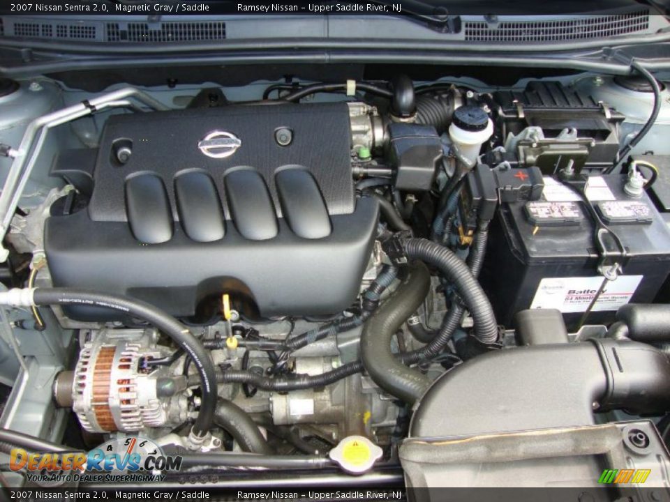 2007 Nissan Sentra 2.0 Magnetic Gray / Saddle Photo #27