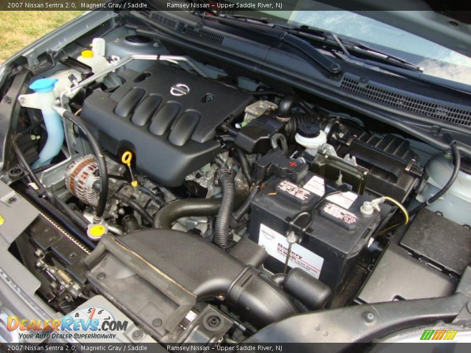 2007 Nissan Sentra 2.0 Magnetic Gray / Saddle Photo #28