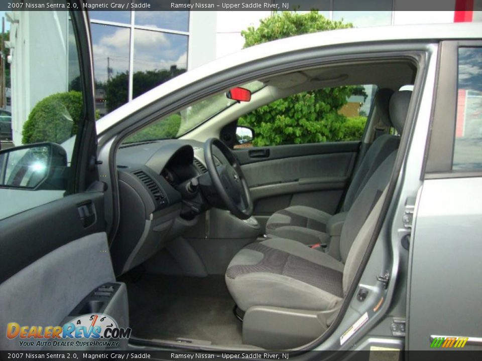 2007 Nissan Sentra 2.0 Magnetic Gray / Saddle Photo #30
