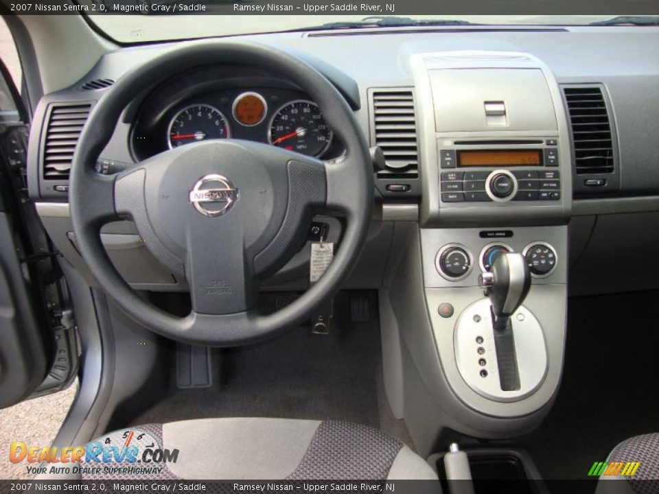 2007 Nissan Sentra 2.0 Magnetic Gray / Saddle Photo #32